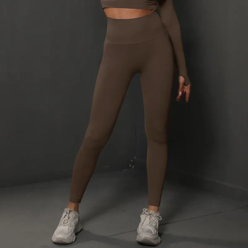 High Waist Seamless Yoga Leggings 6