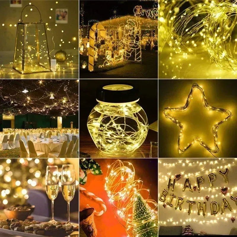 Solar LED String Lights - 8 Modes 6