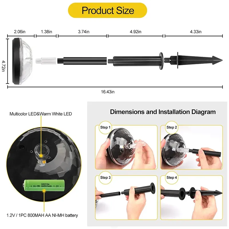 Solar LED Pathway Lights 6