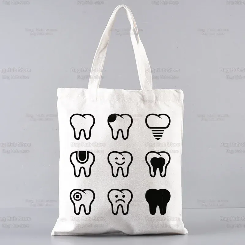 Kawaii Dentist Shopping Tote Bag 5