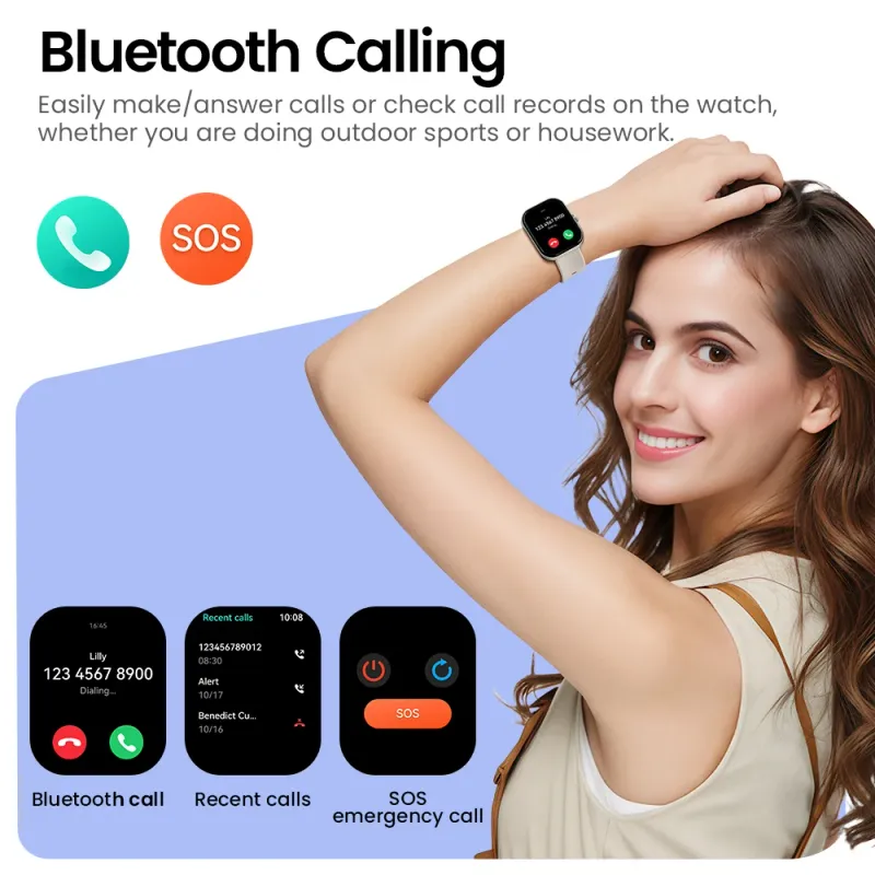 HAYLOU S6 Smartwatch - 2.01" HD Display 4