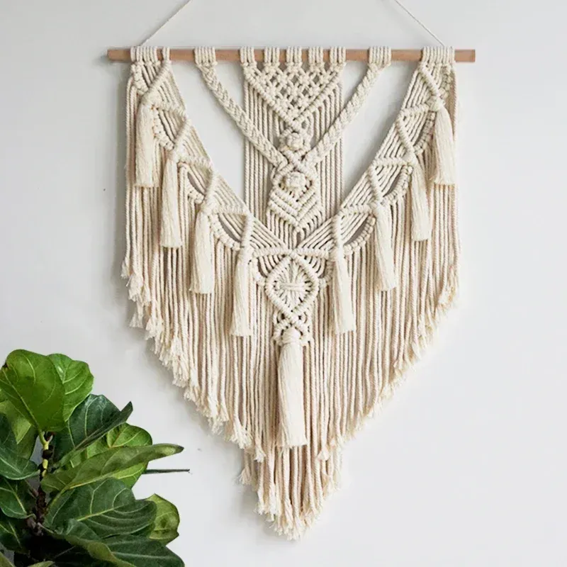 Macrame Woven Boho Wall Hanging 1