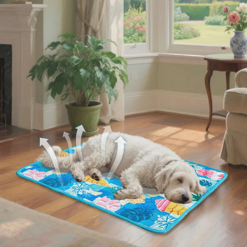 Pet Cooling Mat - Ice Silk Technology 3