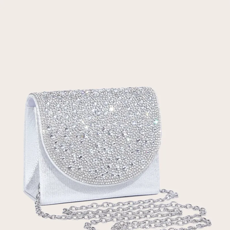 Shiny Diamond Mini Cross-Body Bag 4