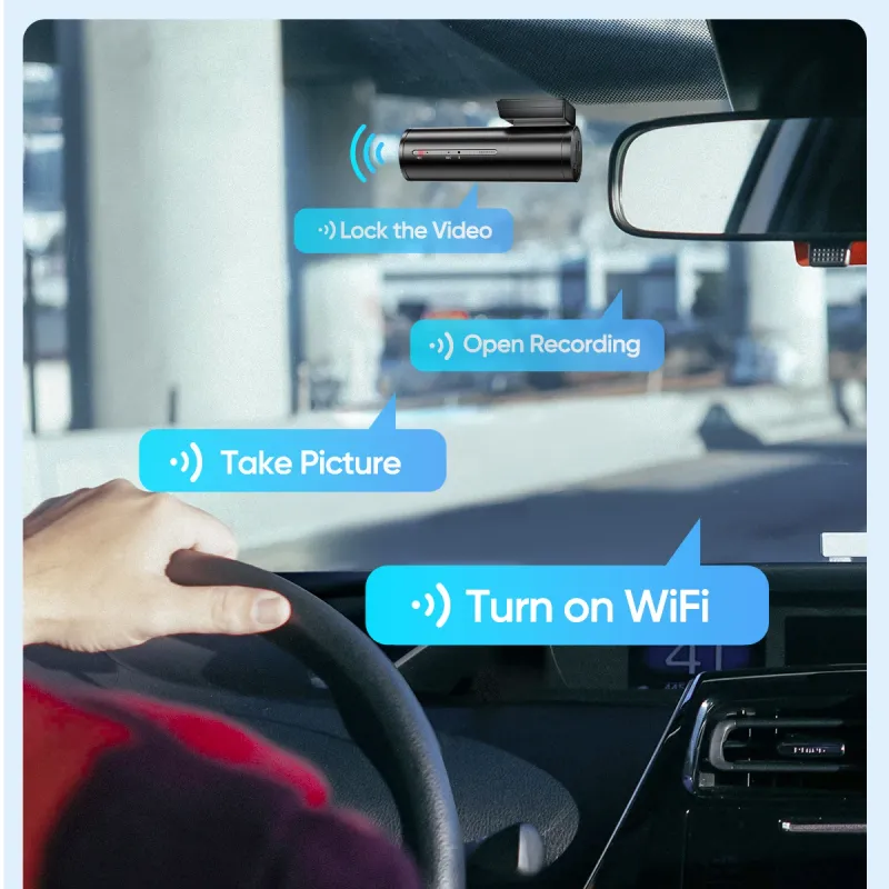 AZDOME 1296P WiFi Dash Cam 5