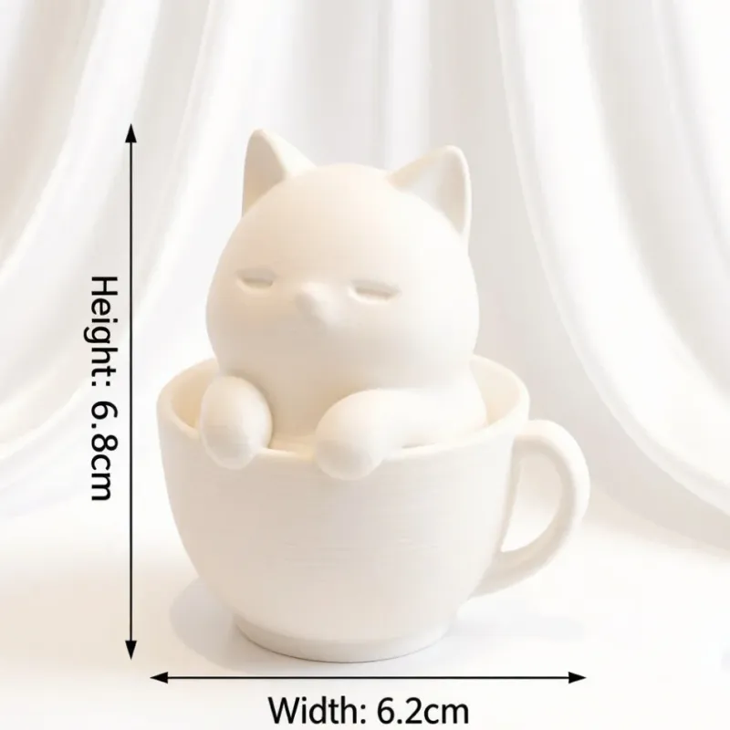Cute Cat Cup Mini Succulent Planter 3