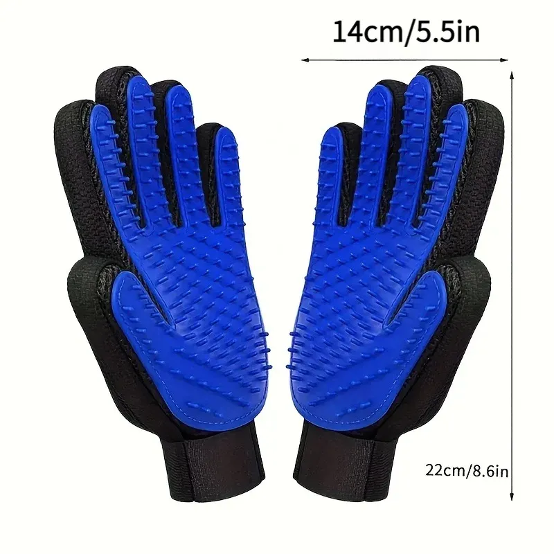 2-in-1 Pet Grooming Gloves Set 3