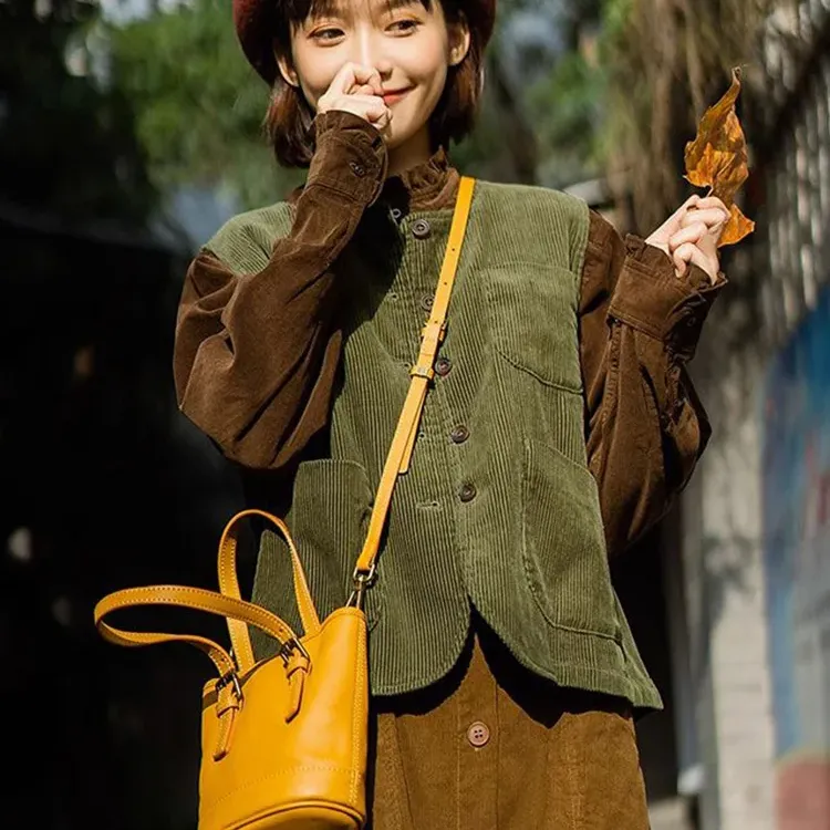 Vintage Corduroy Vest for Women 2