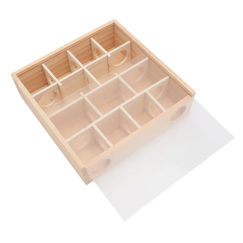 Wooden Hamster Tunnel Maze Hideout 2