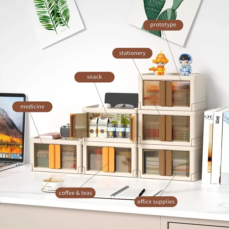 Foldable Desk Organizer Basket 5