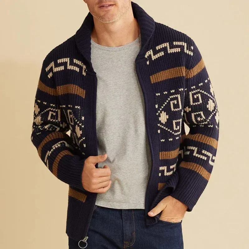 Vintage Jacquard Knit Cardigan 5