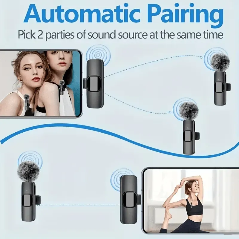 Wireless Mini Lavalier Microphone 5