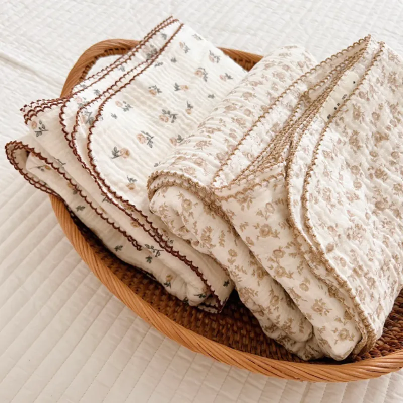 Summer Muslin Baby Swaddle Blanket 1