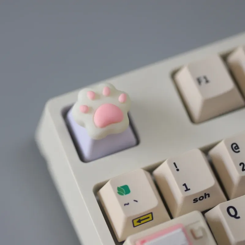 Anime Cat Girl Pink PBT Keycaps 5