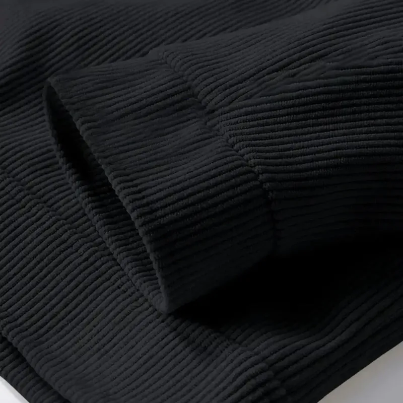 Men's Black Corduroy Trucker Jacket 3