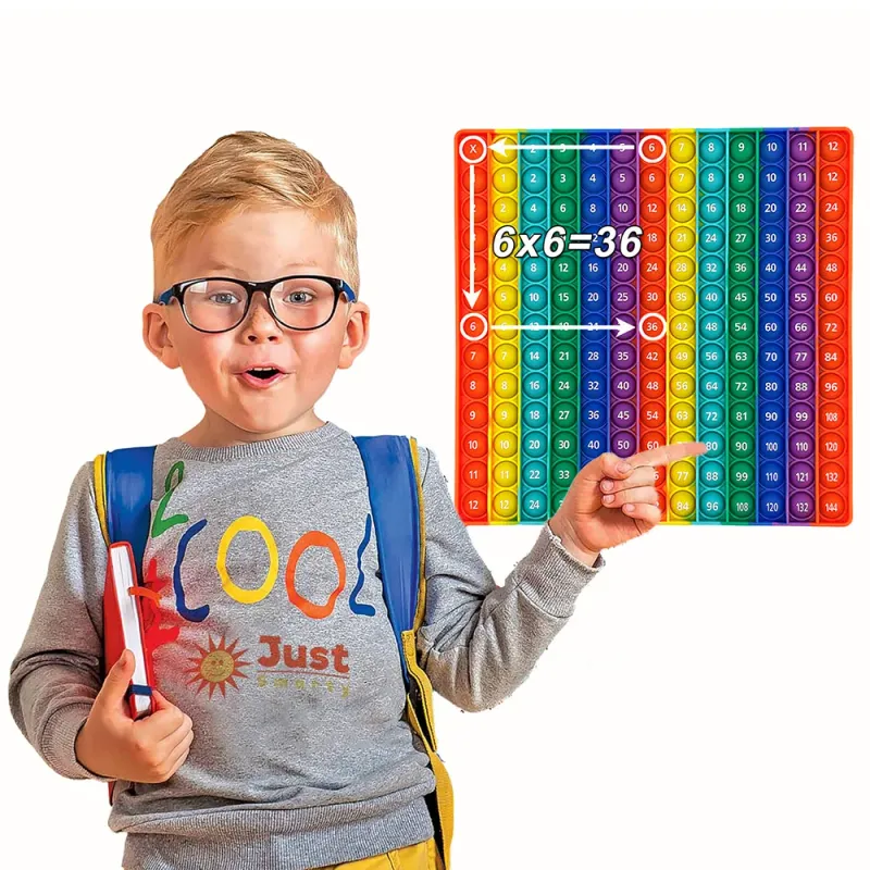 12x12 Multiplication Bubble Fidget Math Toy 4