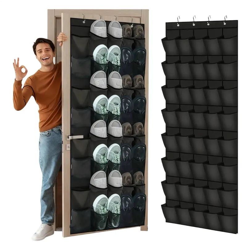 40-Pocket Wall-mounted Shoe Organizer 2