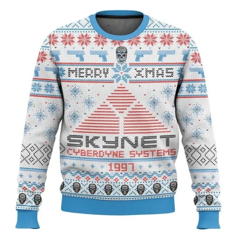 Terminator Ugly Xmas Sweater 3D Print 4