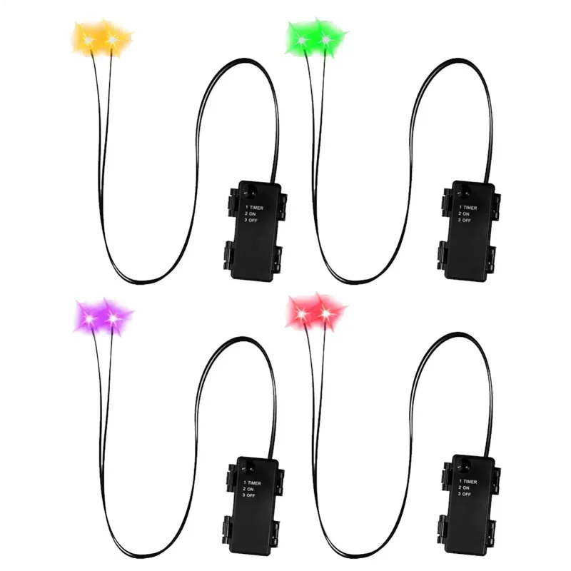 Halloween LED Glowing Eyes Timer Light 6