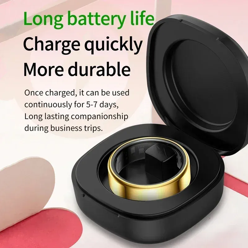 Titanium Smart Health Ring 2