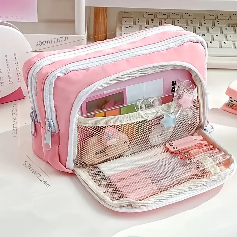 Kawaii 3-Layer Pencil Case 4