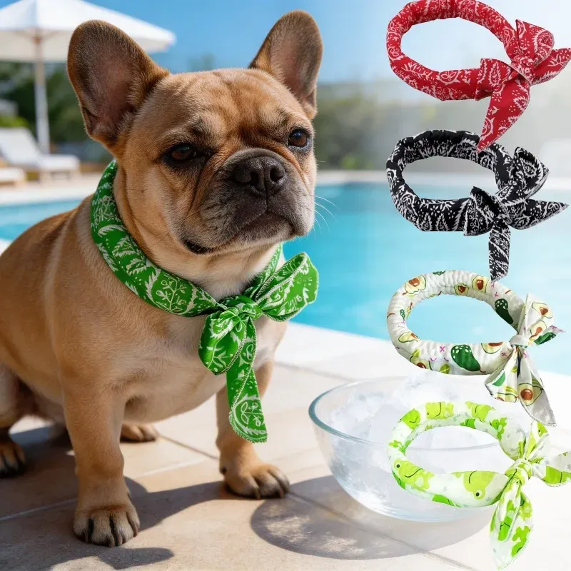 Pet Cooling Ice Scarf Collar 1