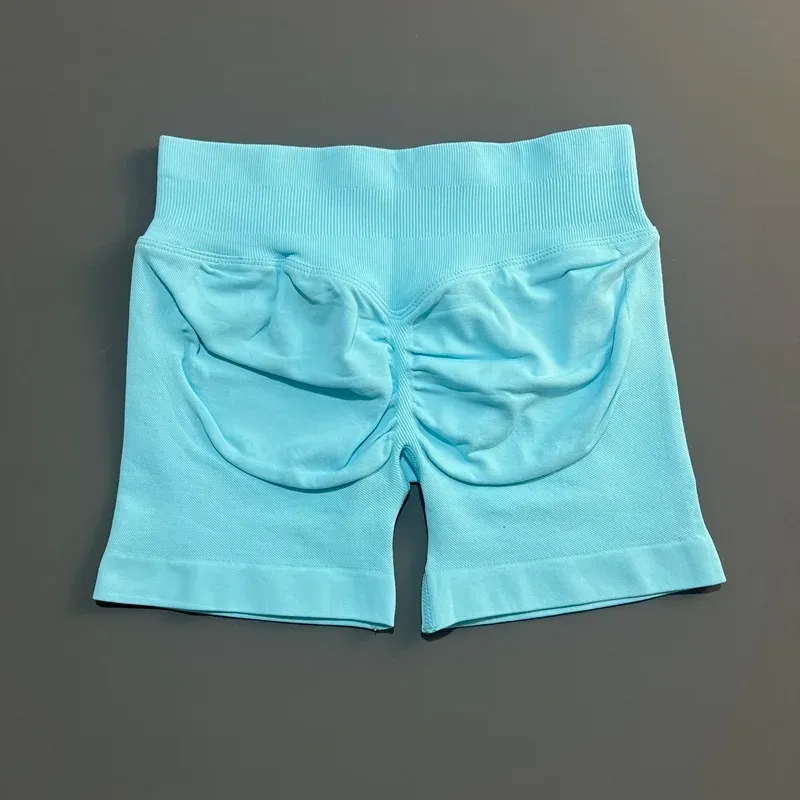 High Waist Seamless Yoga Workout Shorts 5