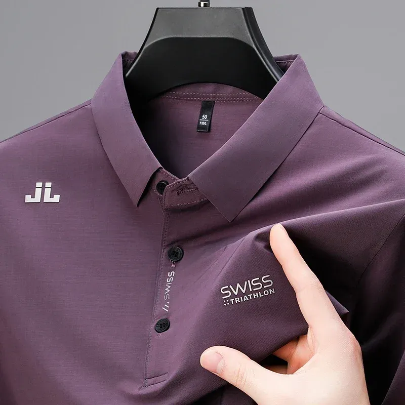 Men's Casual Polo Shirt with Badge 6