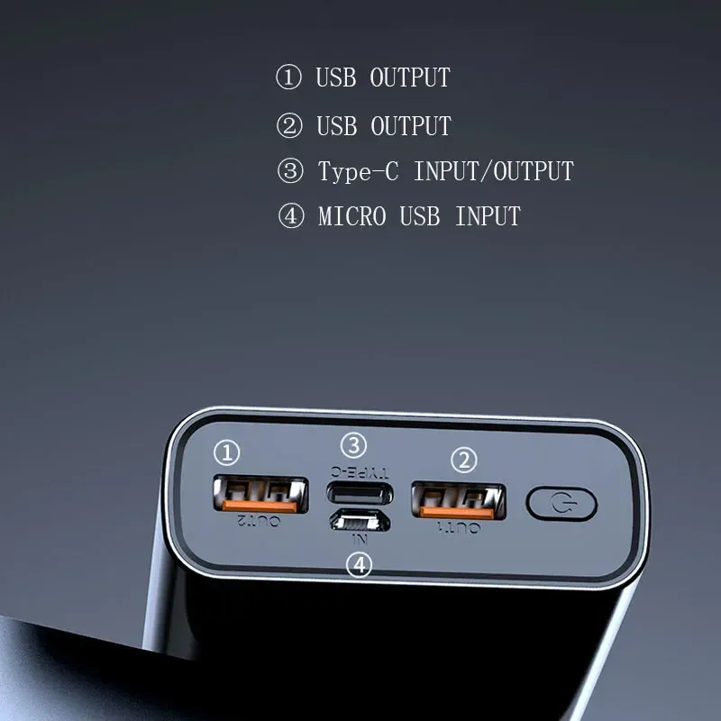 30000mAh 66W Fast Charge Power Bank 5