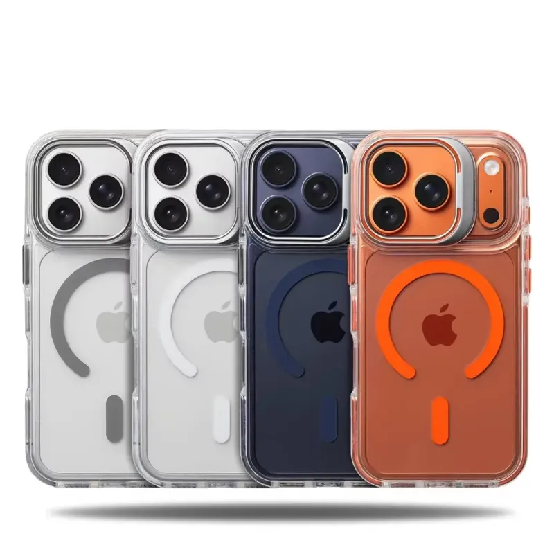 Luxury Magnetic Clear Bumper iPhone Case 6