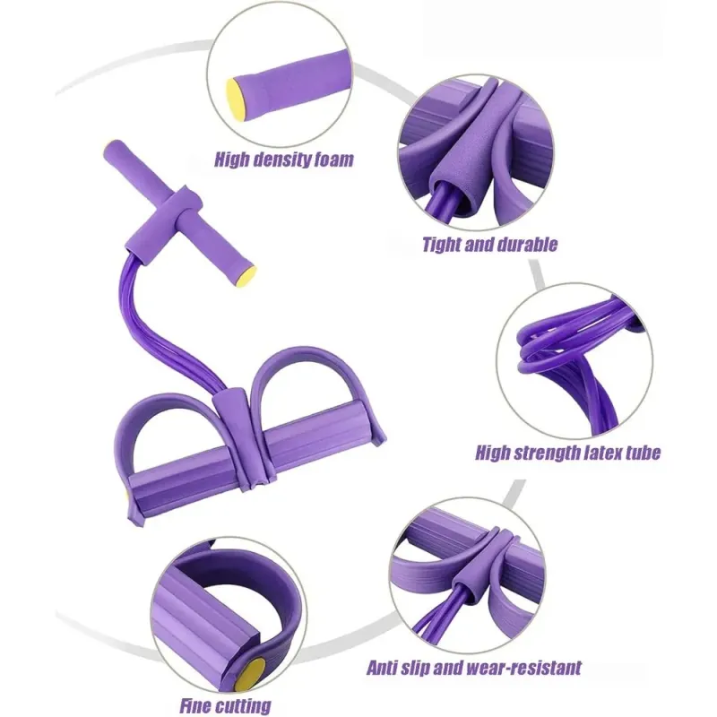 6-Tube Resistance Band Workout Set 4