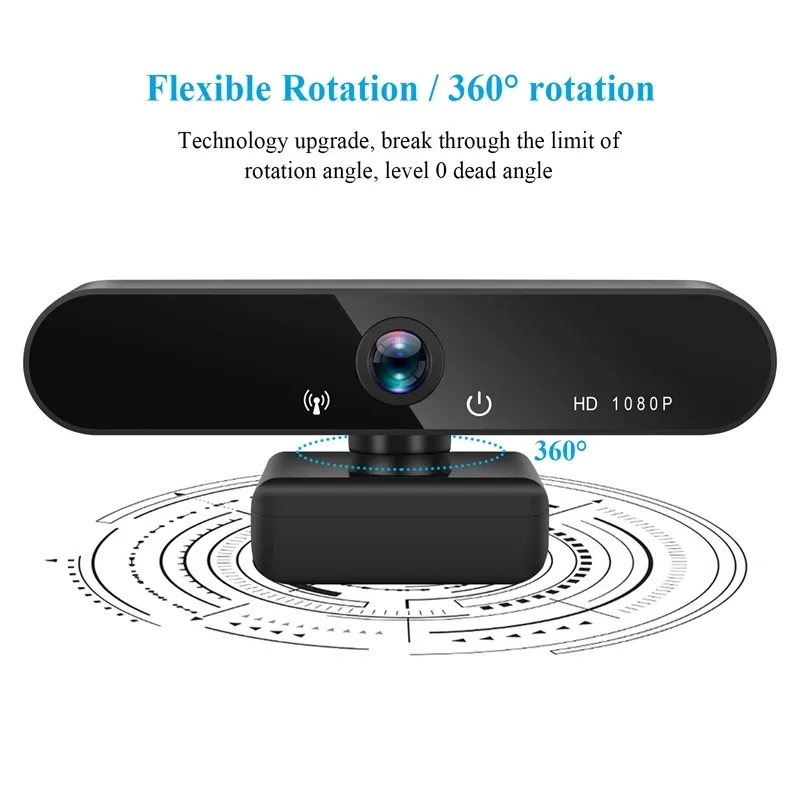 4K Webcam with Mic for Streaming 5
