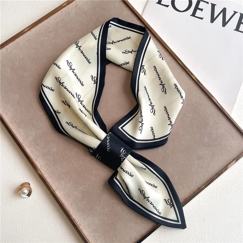 Korean Silk Scarf & Wrist Towel Set 6