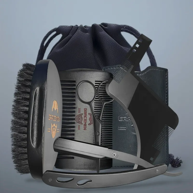 Gracemen 7-in-1 Beard Grooming Kit 1