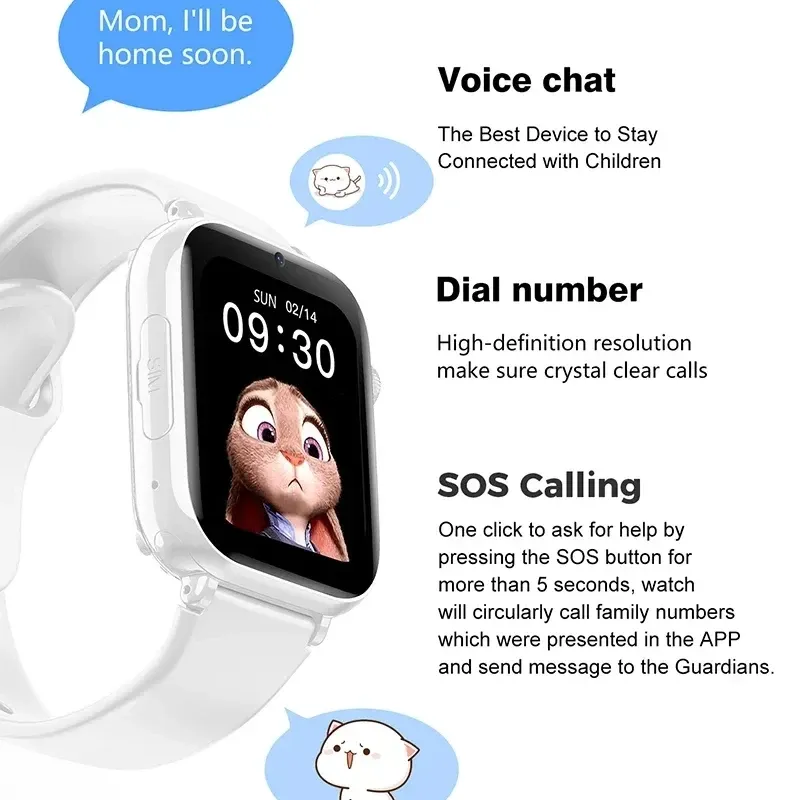 4G Kids GPS Smart Watch with Video Call & SOS 3