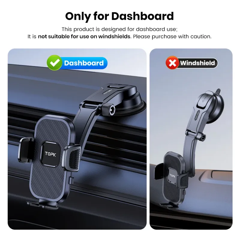 TOPK Car Phone Holder Mount 3