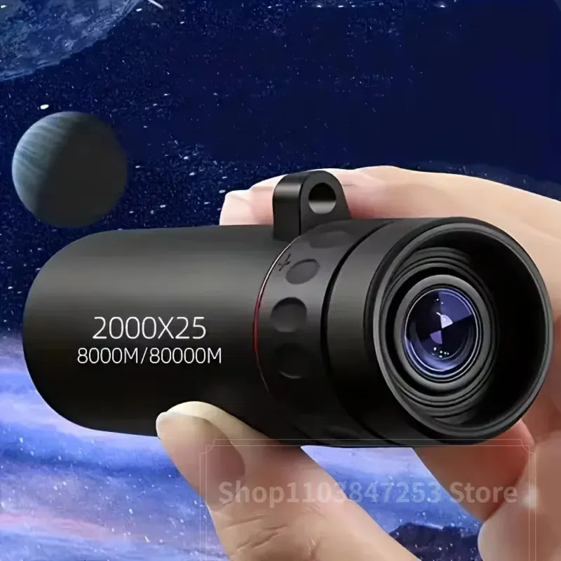 HD монокулярный телескоп с держателем для телефона 1