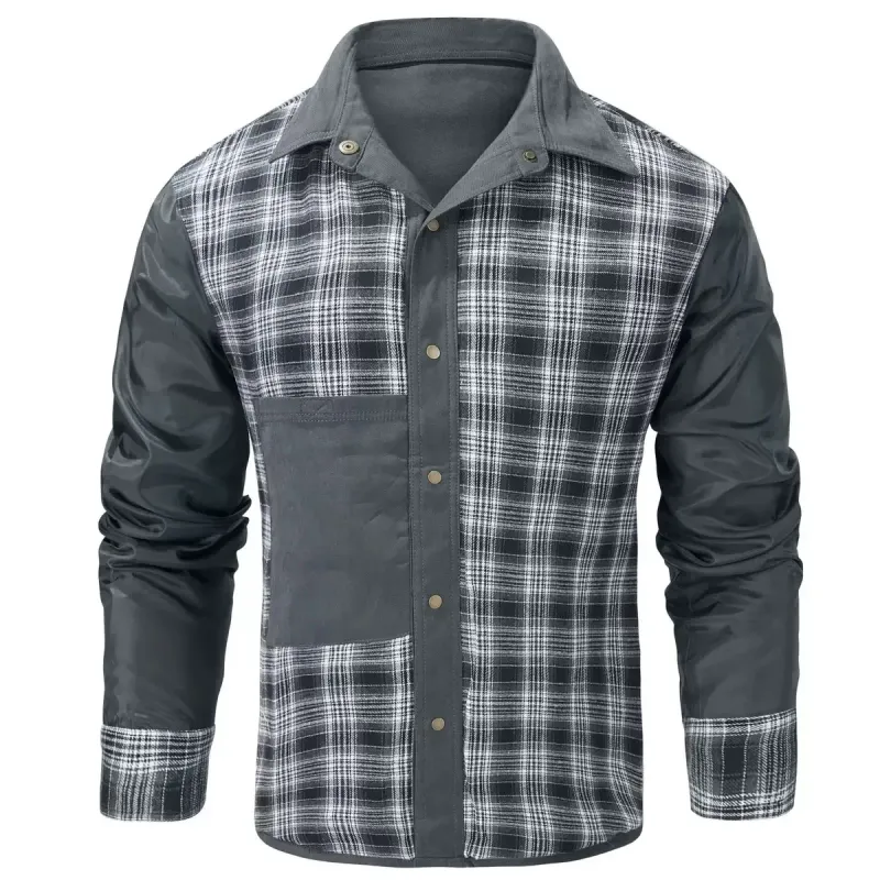 Men's Flannel Lined Western Shacket 5