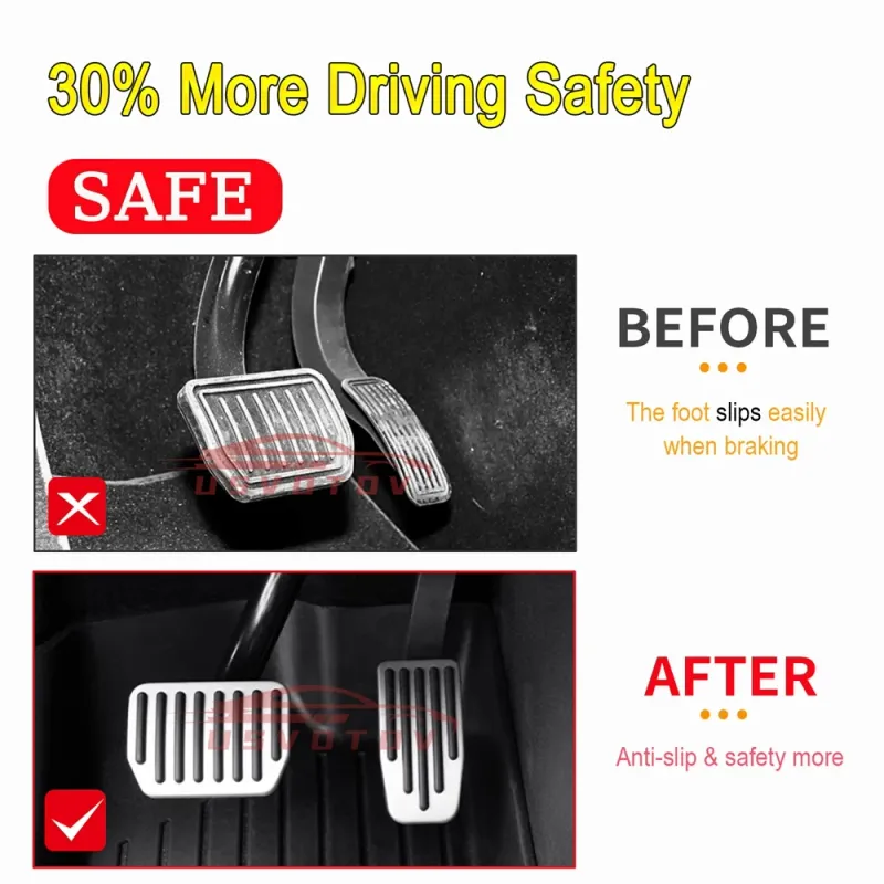 Tesla Model 3/Y Aluminum Pedal Covers 3