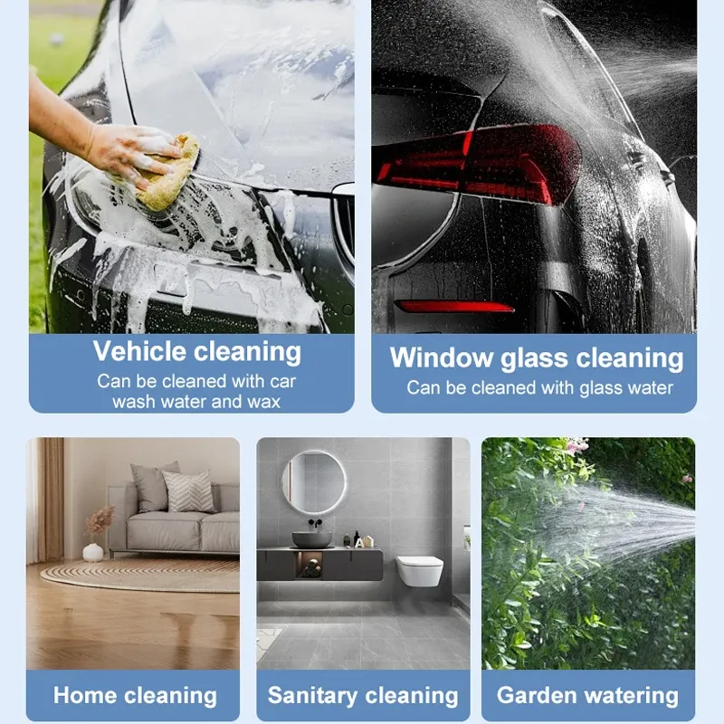 Electric Foam Spray Bottle Car Wash Cannon 5