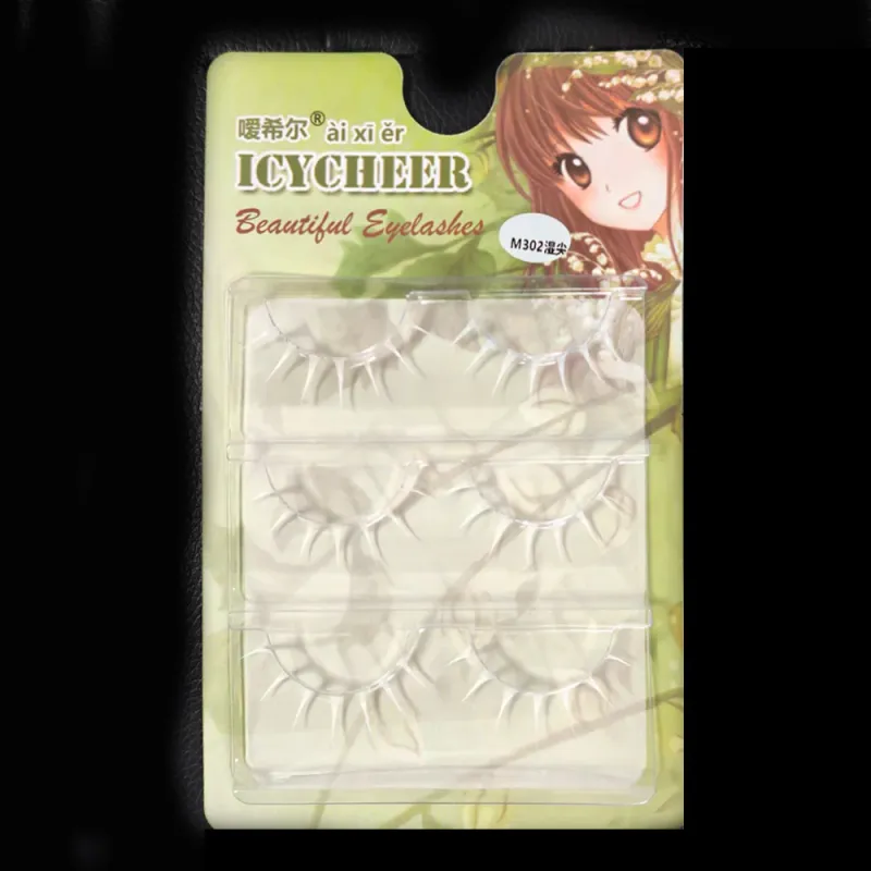 White Fairy Cosplay Eyelashes 5-Pack 6