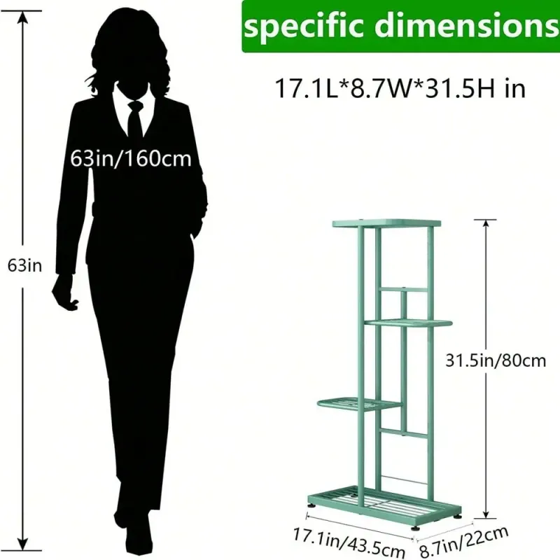 Metal Plant Stand Shelf 4