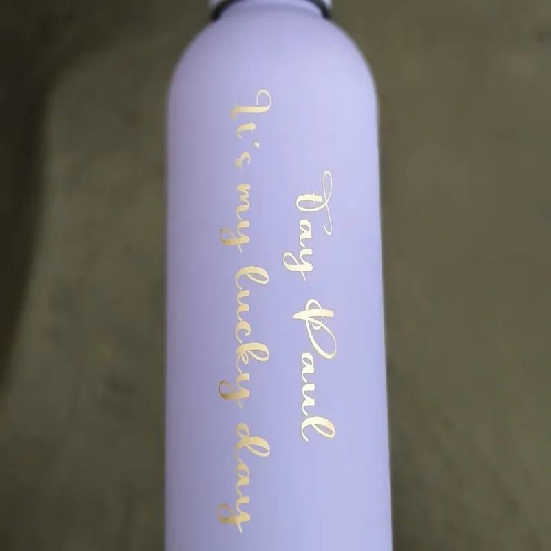 Custom Text Logo Water Bottle 500ml 4