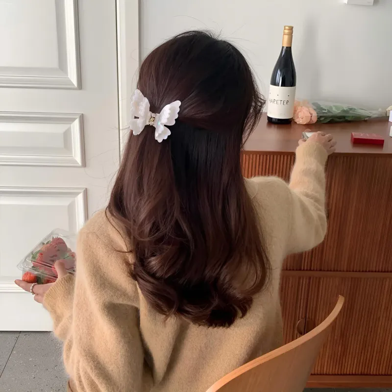 Butterfly Pearlescent Hair Gripper Clip 2
