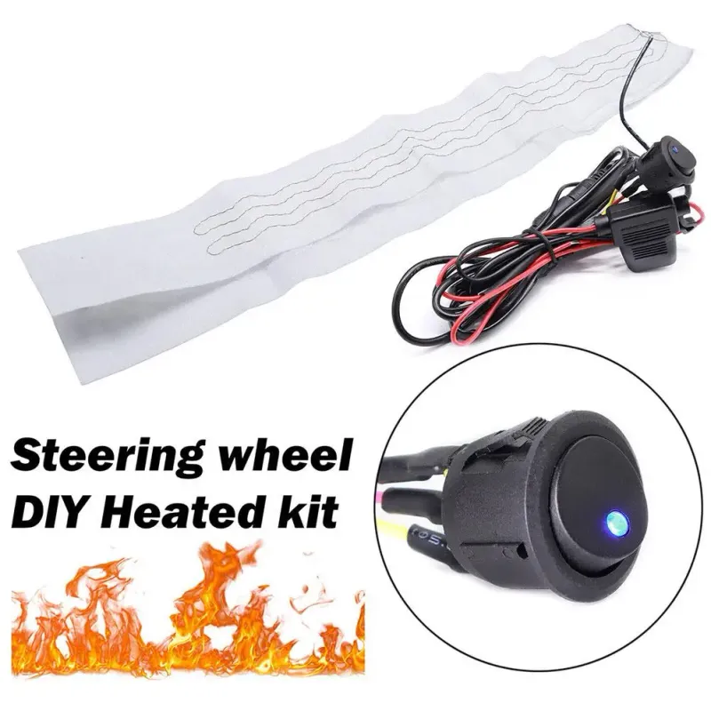 Car Steering Wheel Heater Kit 12V 3