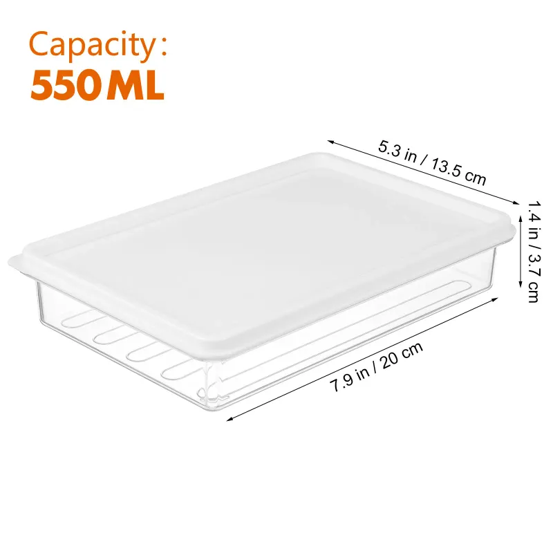 Clear PET Bacon Keeper Container 5