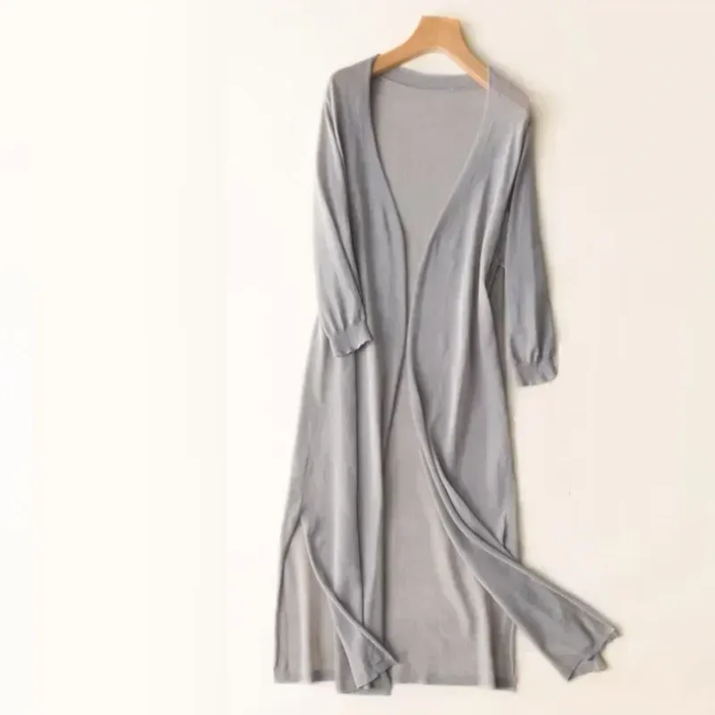 Women's Long Knitted Sun Protection Cardigan 4