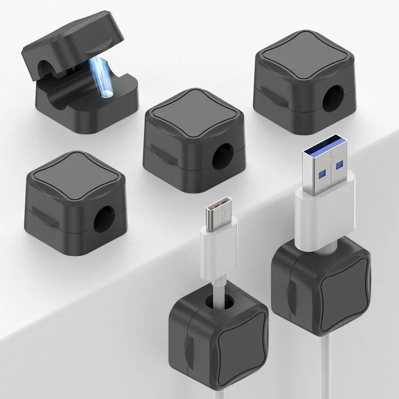 Magnetic Cable Clip Cord Holder Set 2