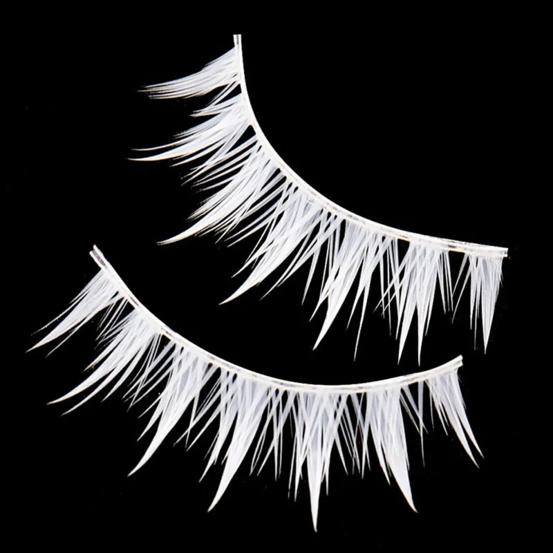 White Cosplay False Eyelashes 6