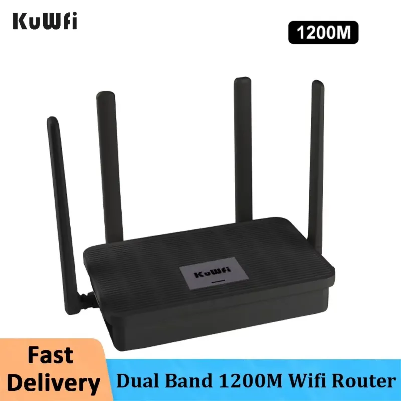 KuWFi AC1200 Dual Band WiFi Router 1